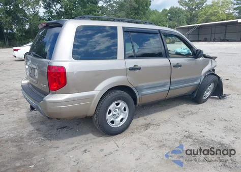 2004 Honda Pilot Lx from USA, damaged, VIN 2HKYF181X4H539819